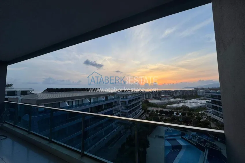 Purchase Penthouse duplex 2+1 in Kargicak from the owner - luxury furniture, panoramic view 11 