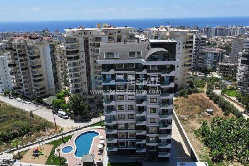 Finely finished one-bedroom apartments in Alanya, Mahmutlar district 1 