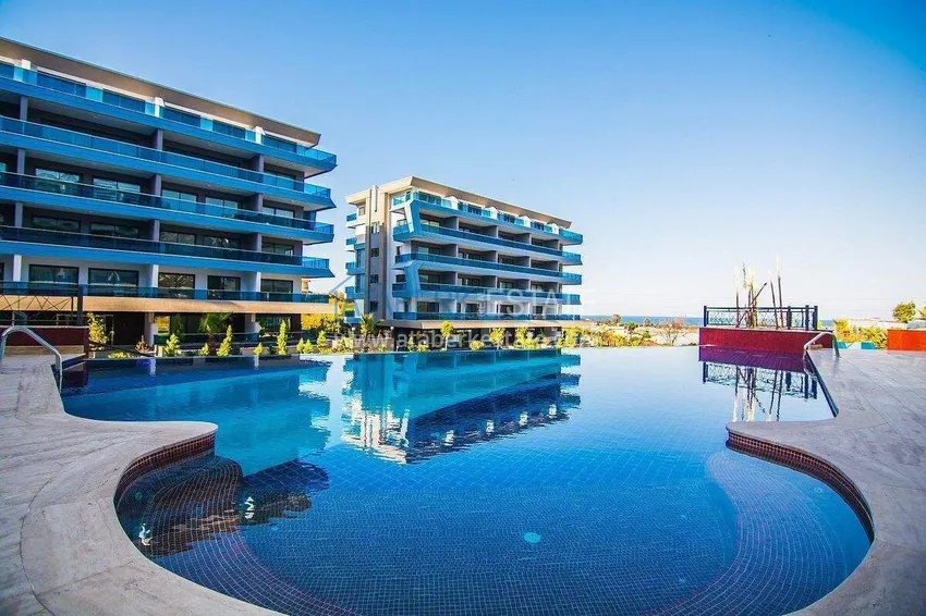 Penthouse duplex 2+1 in Kargicak from the owner - luxury furniture, panoramic view 12 