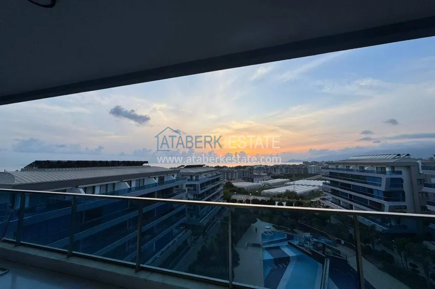 Purchase Penthouse duplex 2+1 in Kargicak from the owner - luxury furniture, panoramic view 12 