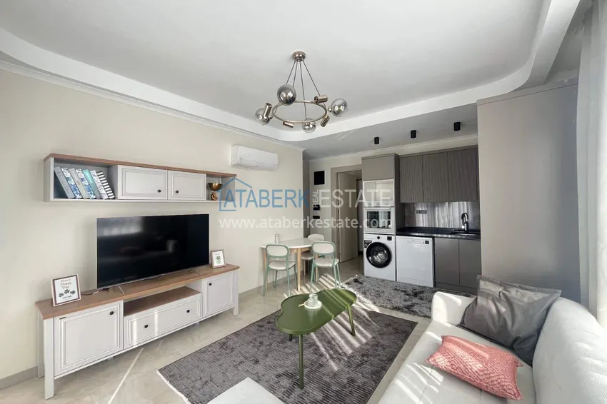 Purchase  Apartment 1+1 with furniture in Cikcilli - real estate in Alanya for a residence permit 1 