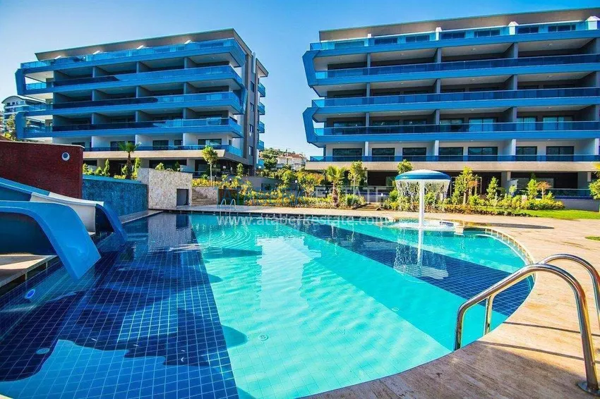 Penthouse duplex 2+1 in Kargicak from the owner - luxury furniture, panoramic view 13 