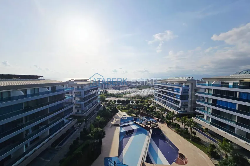 Purchase Penthouse duplex 2+1 in Kargicak from the owner - luxury furniture, panoramic view 13 