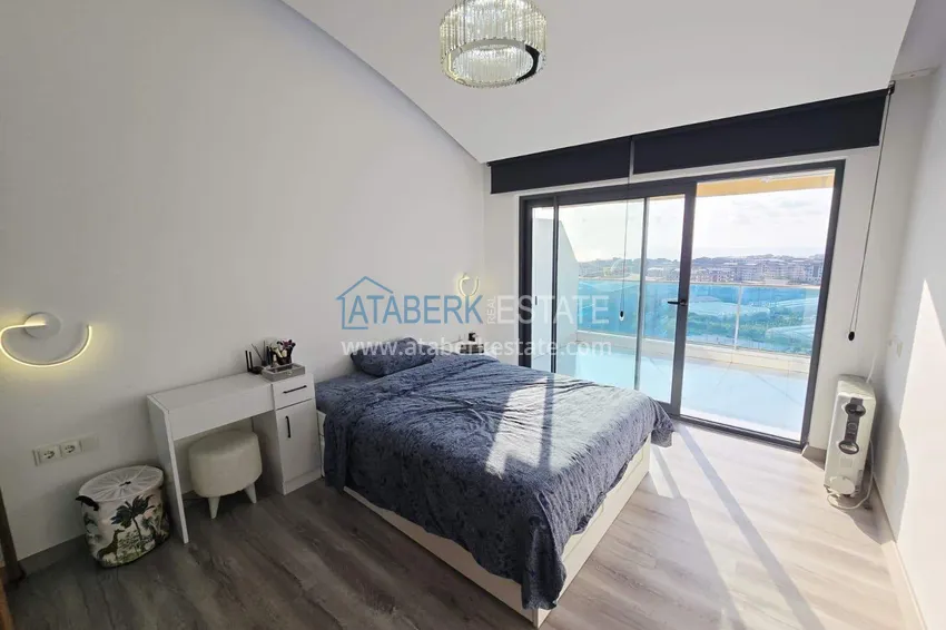 Purchase Penthouse duplex 2+1 in Kargicak from the owner - luxury furniture, panoramic view 14 