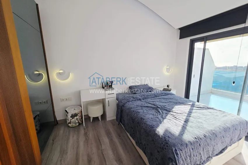 Purchase Penthouse duplex 2+1 in Kargicak from the owner - luxury furniture, panoramic view 15 