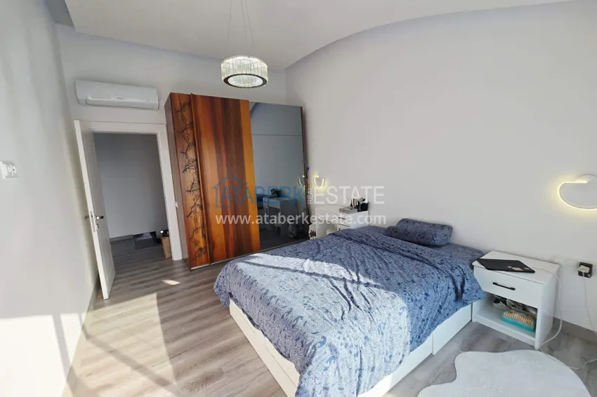 Purchase Penthouse duplex 2+1 in Kargicak from the owner - luxury furniture, panoramic view 16 