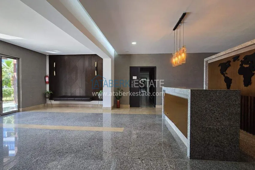 Penthouse duplex 2+1 in Kargicak from the owner - luxury furniture, panoramic view 18 