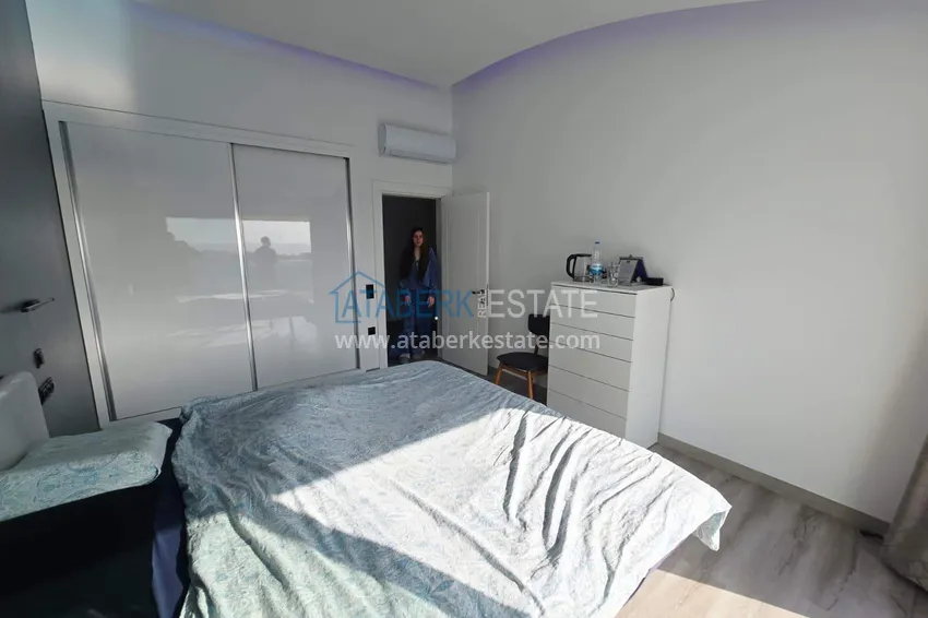 Purchase Penthouse duplex 2+1 in Kargicak from the owner - luxury furniture, panoramic view 19 