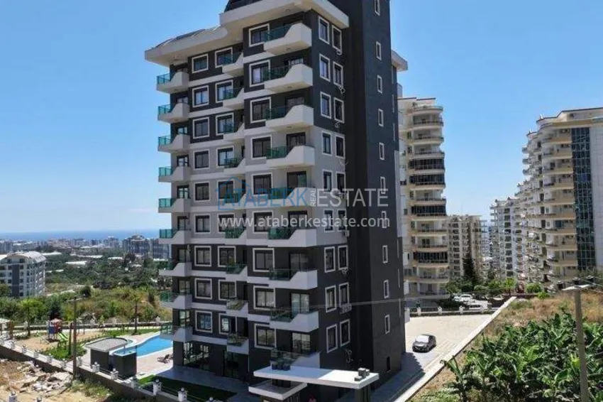 1+1 apartment at a bargain price in Mahmutlar — furnished and with mountain views 2 