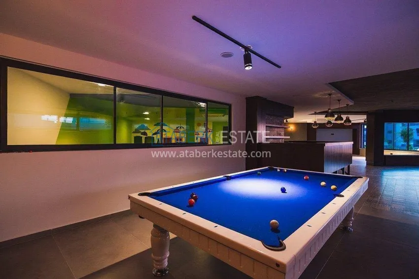 Penthouse duplex 2+1 in Kargicak from the owner - luxury furniture, panoramic view 22 