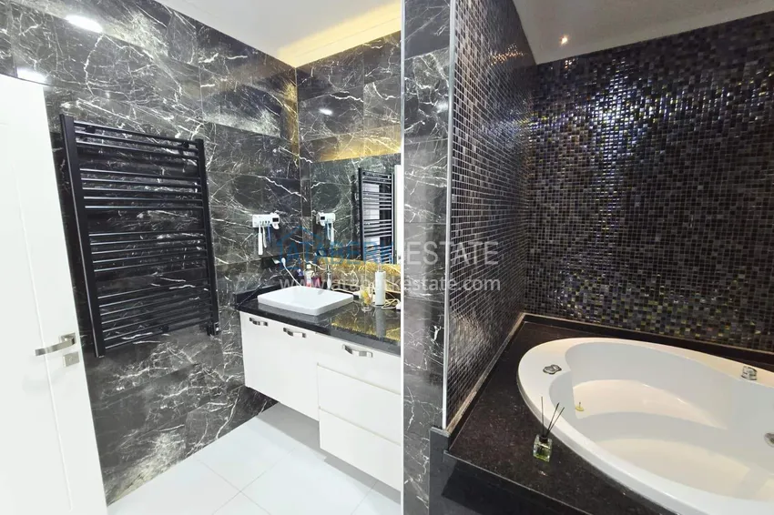 Purchase Penthouse duplex 2+1 in Kargicak from the owner - luxury furniture, panoramic view 22 