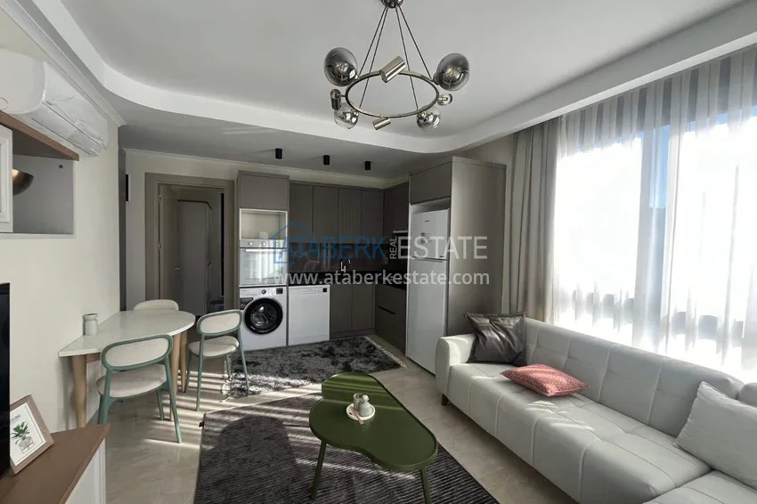 Purchase  Apartment 1+1 with furniture in Cikcilli - real estate in Alanya for a residence permit 2 