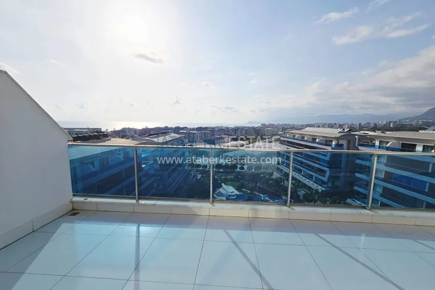 Purchase Penthouse duplex 2+1 in Kargicak from the owner - luxury furniture, panoramic view 26 