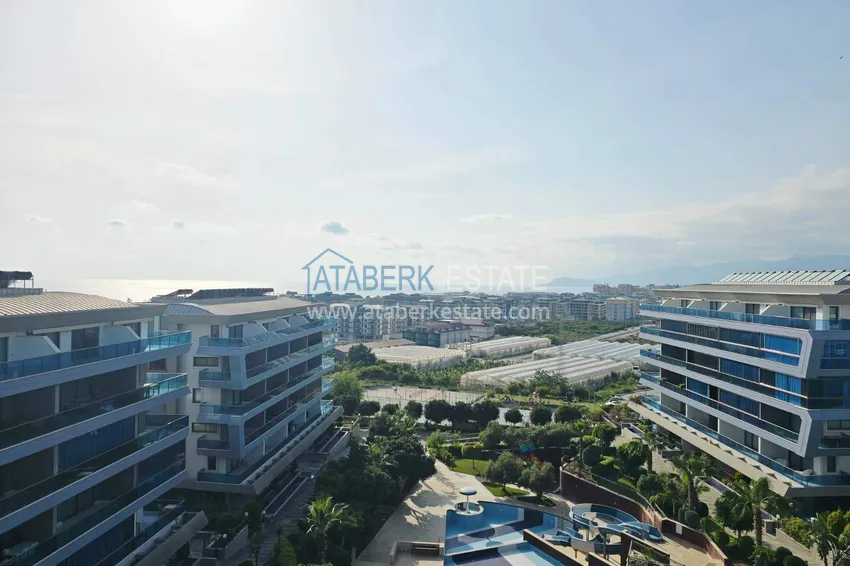 Purchase Penthouse duplex 2+1 in Kargicak from the owner - luxury furniture, panoramic view 30 