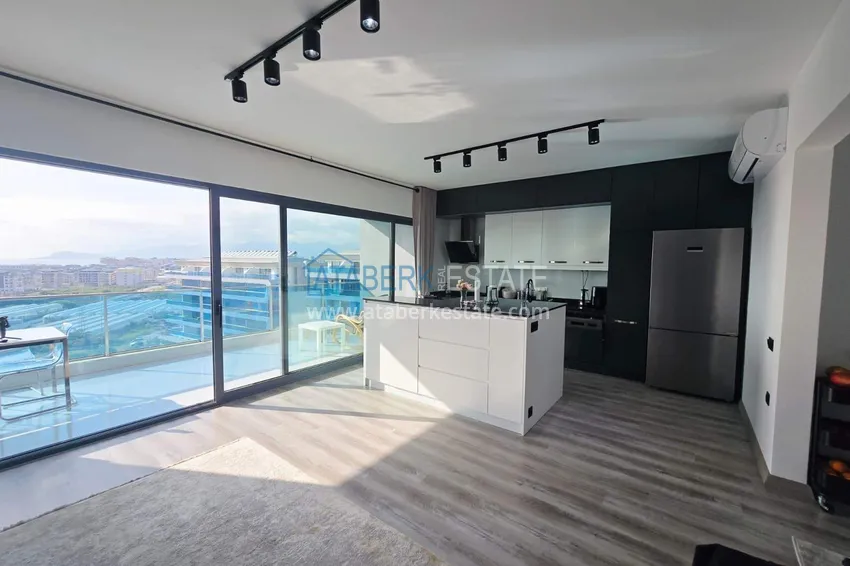 Purchase Penthouse duplex 2+1 in Kargicak from the owner - luxury furniture, panoramic view 3 