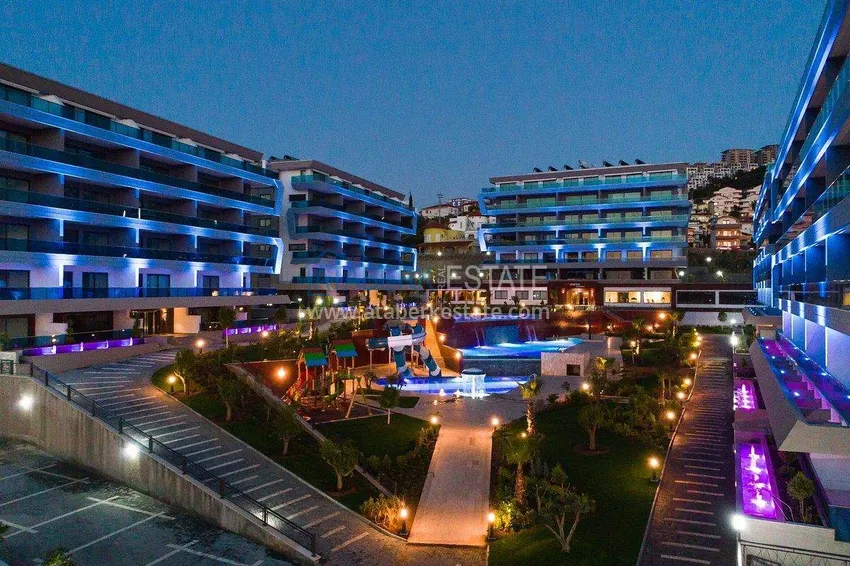 Penthouse duplex 2+1 in Kargicak from the owner - luxury furniture, panoramic view 4 