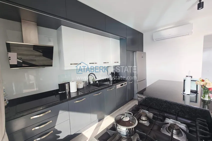 Purchase Penthouse duplex 2+1 in Kargicak from the owner - luxury furniture, panoramic view 4 