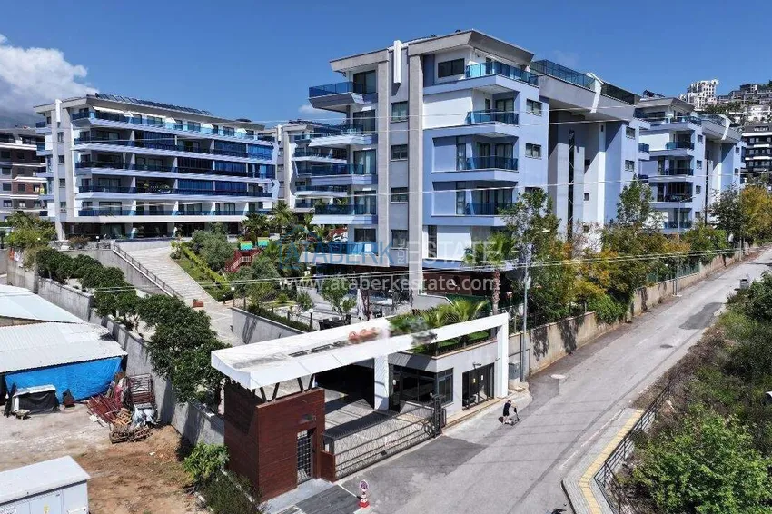 Penthouse duplex 2+1 in Kargicak from the owner - luxury furniture, panoramic view 6 