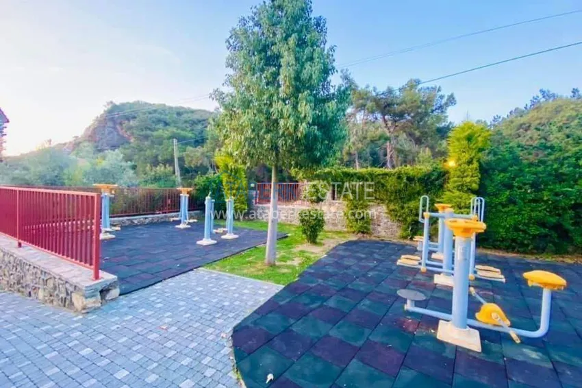 4+1 duplex for citizenship in Kargicak - sea view, luxury complex 12 