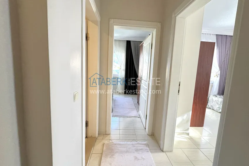 Purchase  Furnished 2+1 apartment in the center of Oba - 15-month installment plan, suitable for a residence permit  12 