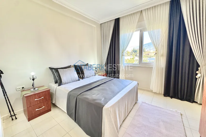 Purchase  Furnished 2+1 apartment in the center of Oba - 15-month installment plan, suitable for a residence permit  13 