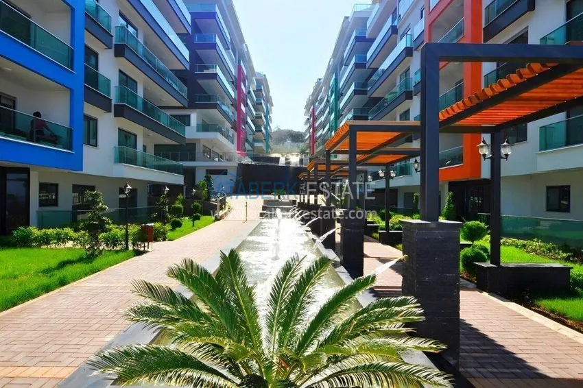 3+1 penthouse duplex in Kargicak - first line, private beach, 15-month installments 14 