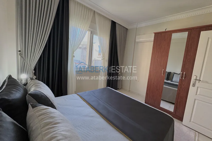 Purchase  Furnished 2+1 apartment in the center of Oba - 15-month installment plan, suitable for a residence permit  14 