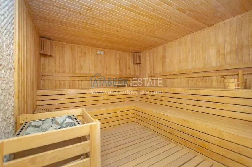 4+1 duplex for citizenship in Kargicak - sea view, luxury complex 15 