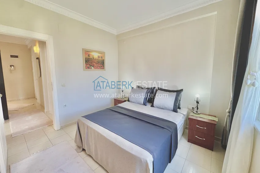 Purchase  Furnished 2+1 apartment in the center of Oba - 15-month installment plan, suitable for a residence permit  15 