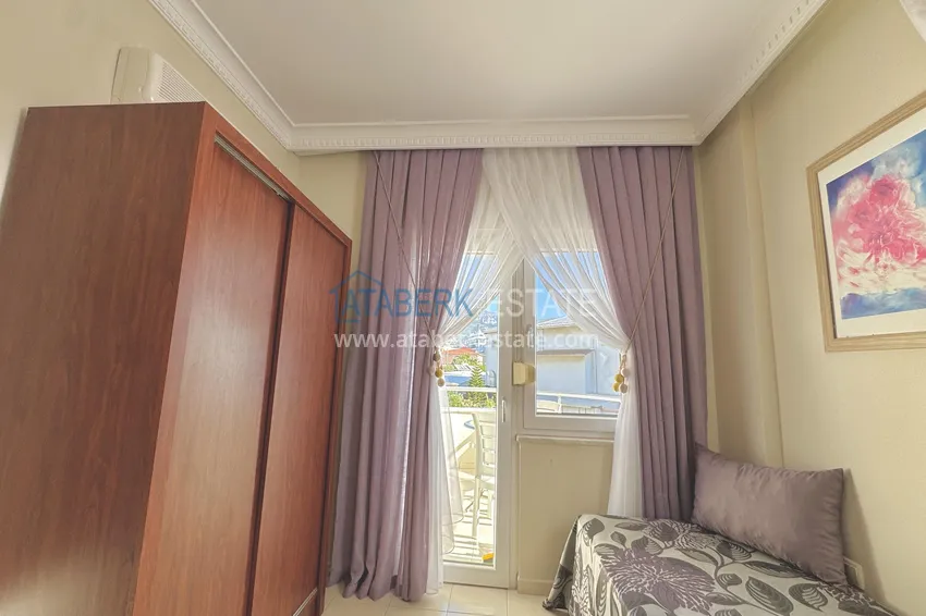 Purchase  Furnished 2+1 apartment in the center of Oba - 15-month installment plan, suitable for a residence permit  17 