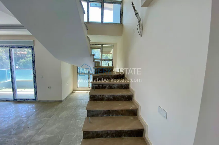 Purchase  4+1 duplex for citizenship in Kargicak - sea view, luxury complex 20 