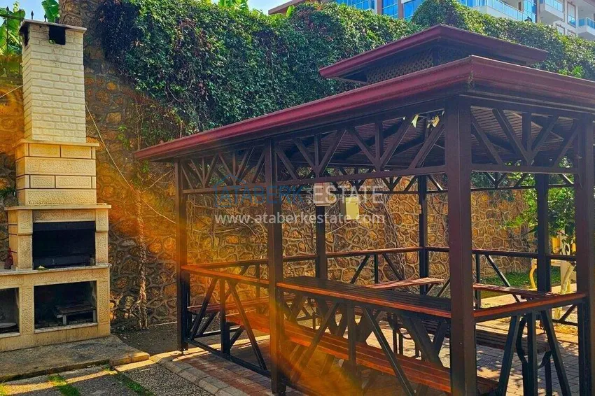 3+1 penthouse duplex in Kargicak - first line, private beach, 15-month installments 21 