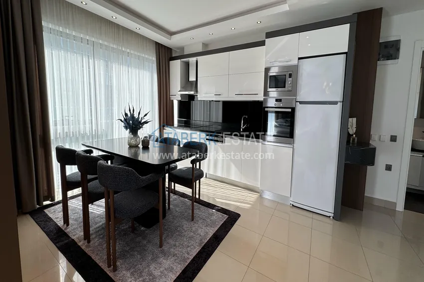 Purchase  3+1 penthouse duplex in Kargicak - first line, private beach, 15-month installments 2 