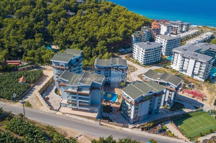 4+1 duplex for citizenship in Kargicak - sea view, luxury complex 3 