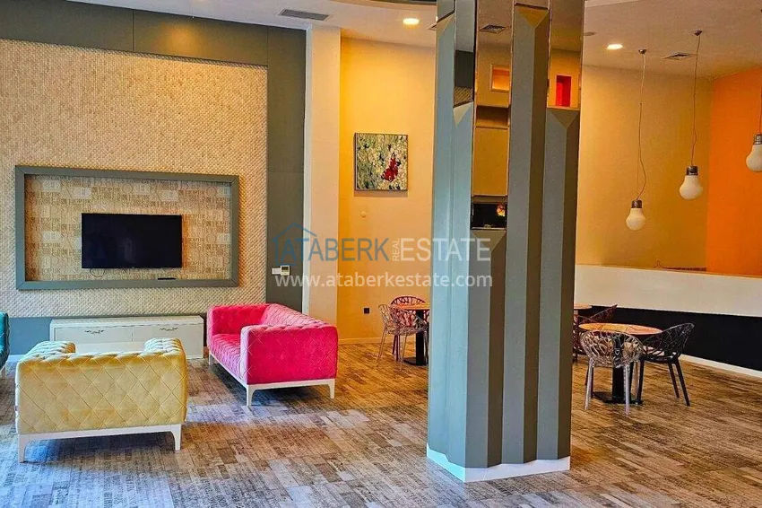 3+1 penthouse duplex in Kargicak - first line, private beach, 15-month installments 34 