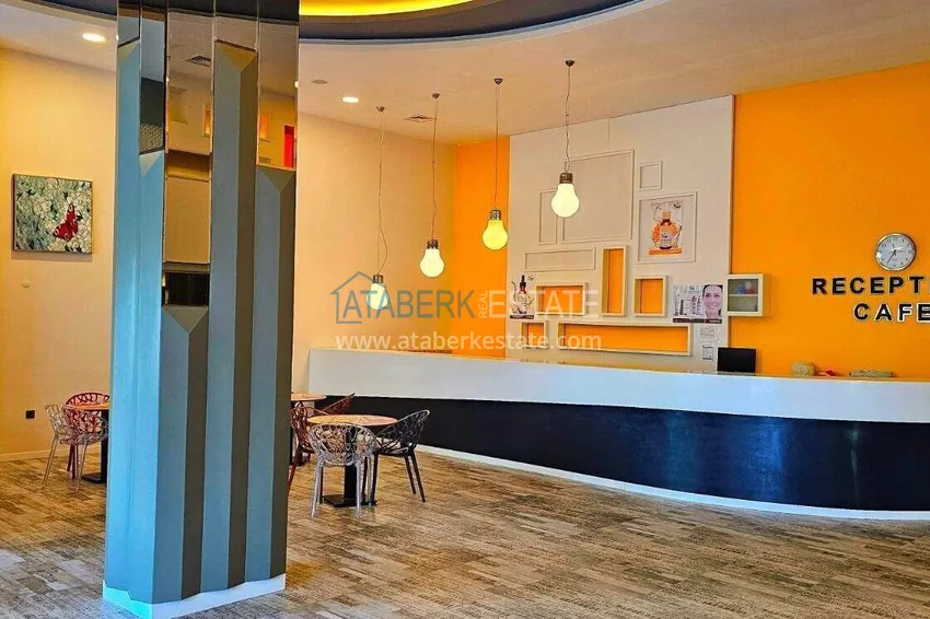 3+1 penthouse duplex in Kargicak - first line, private beach, 15-month installments 35 