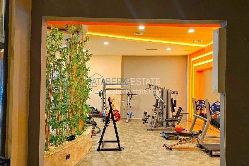 3+1 penthouse duplex in Kargicak - first line, private beach, 15-month installments 36 