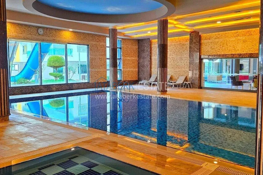 3+1 penthouse duplex in Kargicak - first line, private beach, 15-month installments 41 