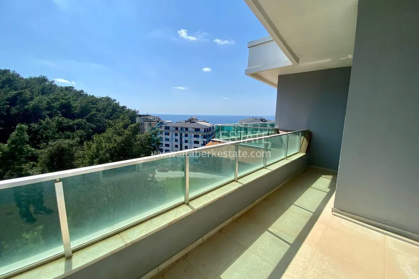 Purchase  4+1 duplex for citizenship in Kargicak - sea view, luxury complex 41 