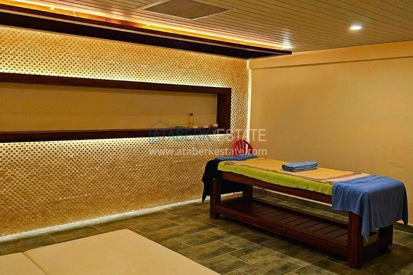 3+1 penthouse duplex in Kargicak - first line, private beach, 15-month installments 44 