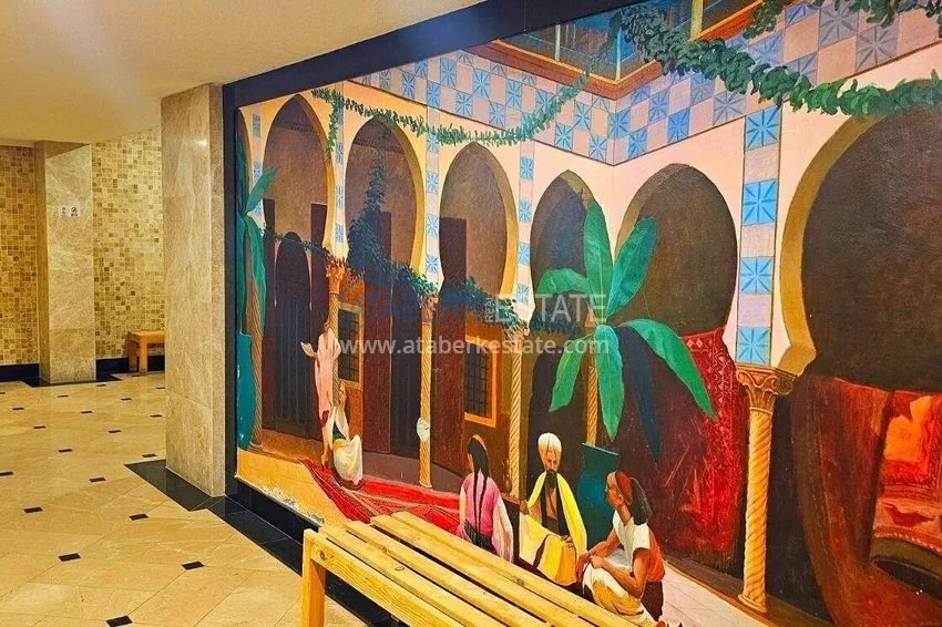 3+1 penthouse duplex in Kargicak - first line, private beach, 15-month installments 47 