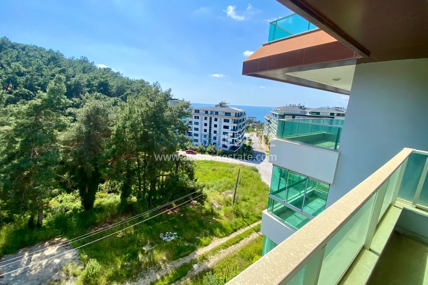 Purchase  4+1 duplex for citizenship in Kargicak - sea view, luxury complex 48 