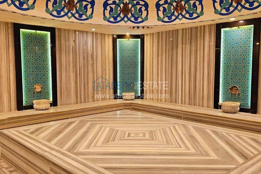 3+1 penthouse duplex in Kargicak - first line, private beach, 15-month installments 50 