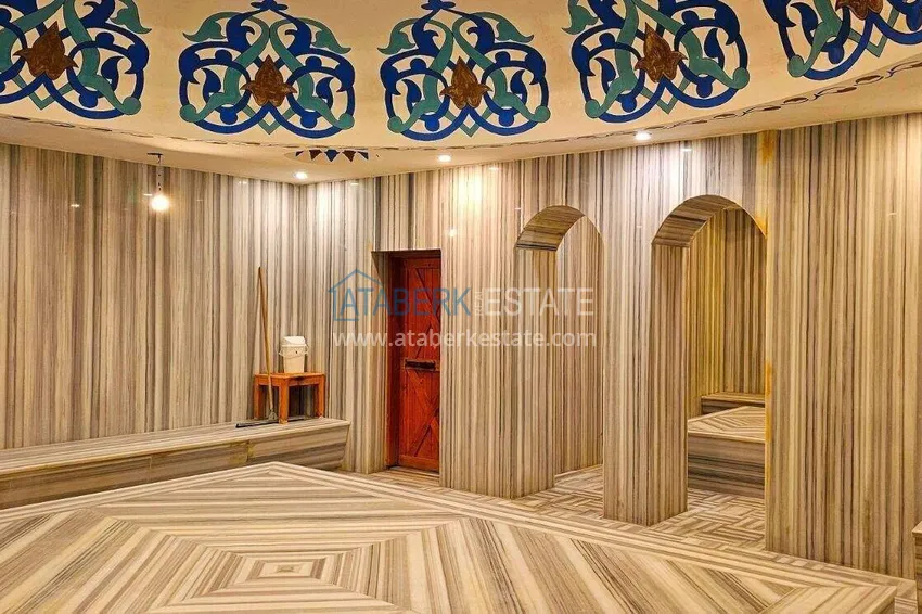 3+1 penthouse duplex in Kargicak - first line, private beach, 15-month installments 51 