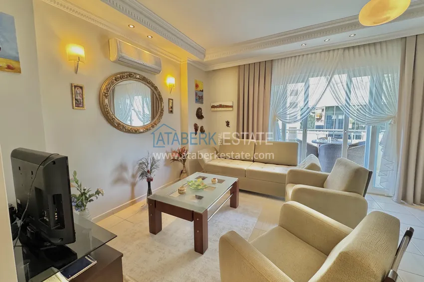 Purchase  Furnished 2+1 apartment in the center of Oba - 15-month installment plan, suitable for a residence permit  5 