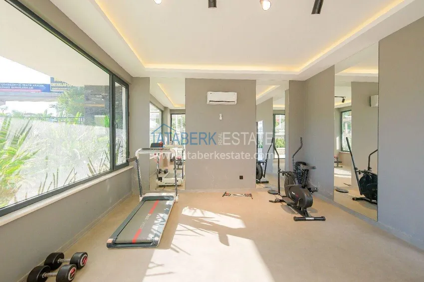 1+1 sea view apartment in Kestel - first line, suitable for citizenship 11 