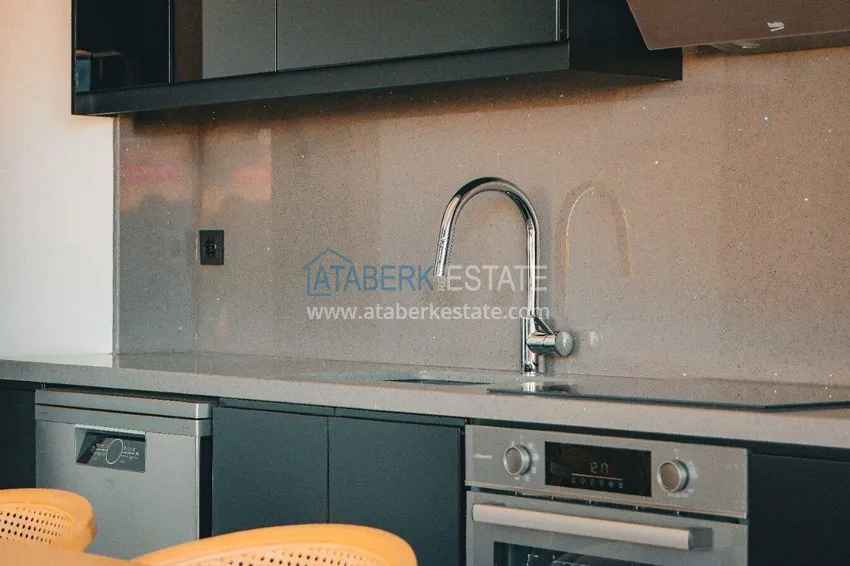 Purchase  1+1 sea view apartment in Kestel - first line, suitable for citizenship 11 