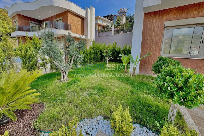 4+1 panoramic villa in Oba - citizenship, 15-month installments 12 