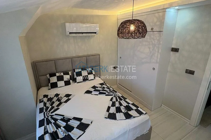 Purchase  3+1 penthouse duplex in the center of Alanya, Cleopatra beach area — furnished, suitable for a residence permit 13 