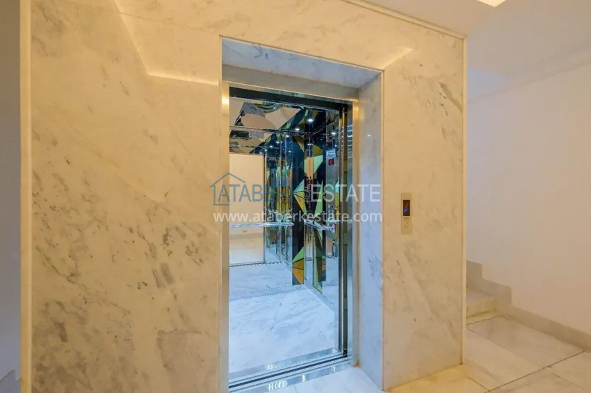 1+1 sea view apartment in Kestel - first line, suitable for citizenship 13 